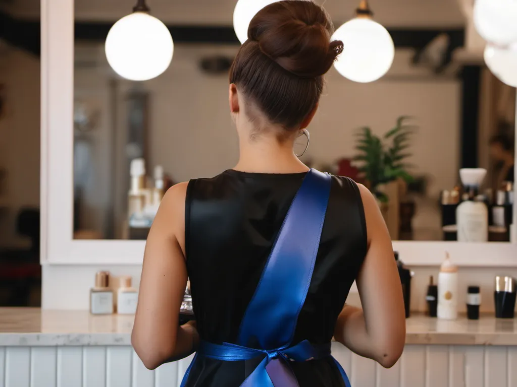 Gérante de salon de coiffure consultant un rappel de rendez-vous sur son téléphone