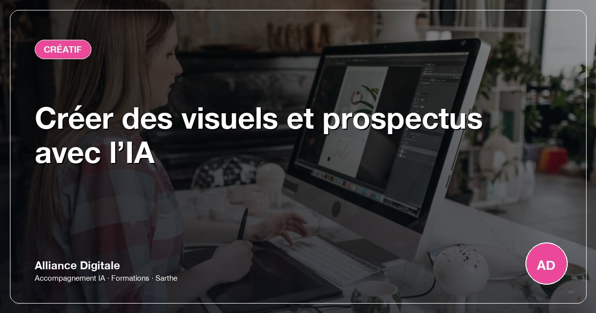 Créer des visuels et prospectus avec l’IA